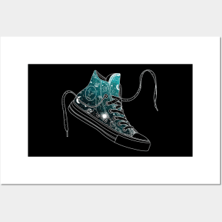 Taurus high tops - Space canvas Posters and Art